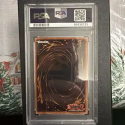 2002 Yu-Gi-Oh! Raigeki LOB-053 1st Edition PSA 8 Super Rare North American - Image 2