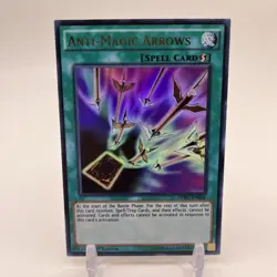 Yu-Gi-Oh! Anti-Magic Arrows DPBC-EN004 Battle City 1st Edition Ultra Rare NM - Image 1