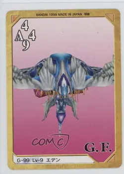 1999 Final Fantasy VIII - Triple Triad Card Game Japanese Eden Stiles Eden #G-99 - Image 2