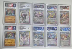 Pokemon Ace Grading Bundle 10 Cards With Ace Label - Image 1