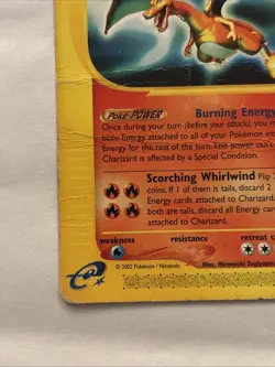 Charizard - 40/165 - Pokemon Expedition 2002 Non-Holo Rare Card -HP - Image 2