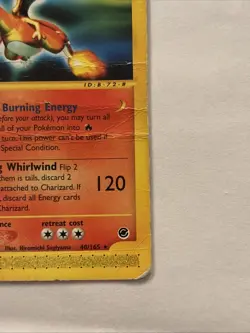 Charizard - 40/165 - Pokemon Expedition 2002 Non-Holo Rare Card -HP - Image 3