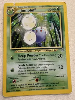 Jumpluff Holo Neo Revelation 7/111 MP Vintage WotC Pokemon Card | GravesVault - Image 1