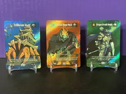 Knights And Summons TCG Holo 3 Card Lot NM/M - Image 1