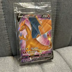 Charizard V SWSH050 SWSH: Sword & Shield SEALED PROMO Full Art Pokemon Card NM - Image 2