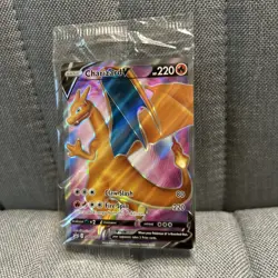 Charizard V SWSH050 SWSH: Sword & Shield SEALED PROMO Full Art Pokemon Card NM - Image 3