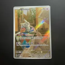 Pokemon Mimikyu SV Promo 075 Scarlet & Violet Holo Card English NM!! - Image 1