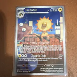 Pokemon Heliolisk 229/217 Holo Rare Stage 1 HP 120 Lizard Pokemon TCG Card - Image 1