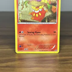 Darumaka BW18 Black & White Black Star Promo Cosmos Holo Pokemon Card - Image 4