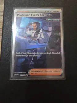 Pokemon TCG Professor Turo's Scenario Card 257/182 Paradox Rift SIR - Image 1