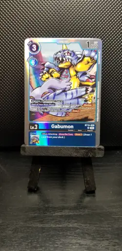Digimon Card - Gabumon BT15-020 SR Foil Exceed Apocalypse - NM - Image 1
