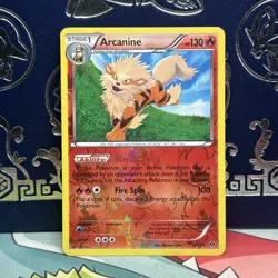 Arcanine 12/99 B&W Next Destinies Pokemon Card Reverse Holo Foil Rare MP - - Image 1