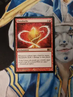 Manabarbs MTG Magic 2010 Rare Red Enchantment Moderately Played x1 MB2 - Image 2