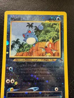 Pokemon TCG Marill 11/18 Southern Islands Reverse Holo MP - Image 2