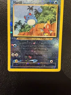 Pokemon TCG Marill 11/18 Southern Islands Reverse Holo MP - Image 3