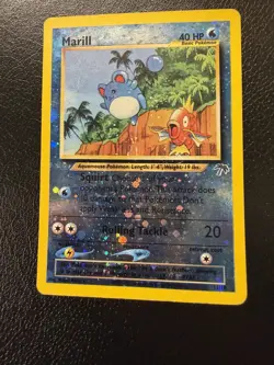 Pokemon TCG Marill 11/18 Southern Islands Reverse Holo MP - Image 4