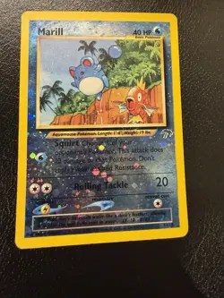 Pokemon TCG Marill 11/18 Southern Islands Reverse Holo MP - Image 5
