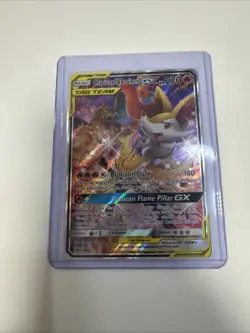 Pokemon TCG: CHARIZARD & BRAIXEN GX SM230 full art holo LIGHTLY PLAYED ng11313 - Image 1