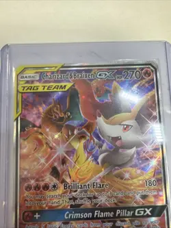Pokemon TCG: CHARIZARD & BRAIXEN GX SM230 full art holo LIGHTLY PLAYED ng11313 - Image 4