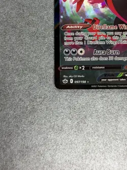 Pokemon Galarian Moltres V 097/198 Swsh06 Ultra Rare Holo Chilling Reign EN - Image 4