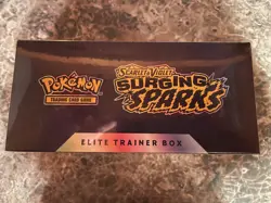 Pokemon TCG Scarlet & Violet Surging Sparks ETB Elite Trainer Box Factory Sealed - Image 3