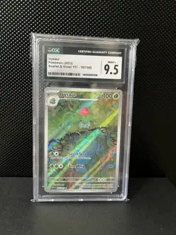 Ivysaur 2023 Pokemon Scarlet & Violet 151 166/165 Pokemon CGC 9.5 English Mint+ - Image 1