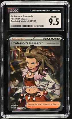 Pokemon Professor's Research 240/198 SV1EN English Mint+ 9.5 (2023) - Image 2