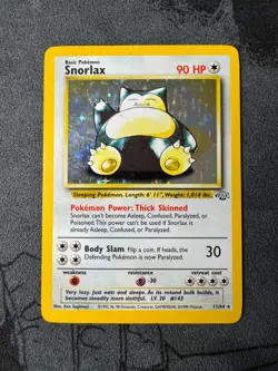 Pokemon Snorlax Jungle Holo 11/64 Unlimited WOTC - Lightly Played (LP) - Image 3