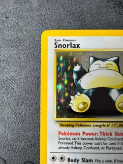 Pokemon Snorlax Jungle Holo 11/64 Unlimited WOTC - Lightly Played (LP) - Image 4