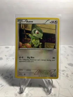 Axew Pokemon Black & White Black Star Promo #BW26 MP - Image 3