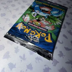 1999 Pokemon Base Set Unlimited Booster Pack VENUSAUR Factory Sealed - Image 3