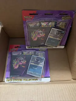 LOT of 2: Pokemon TCG Ascended Heroes Tech Sticker Collection Factory Sealed✅ - Image 1