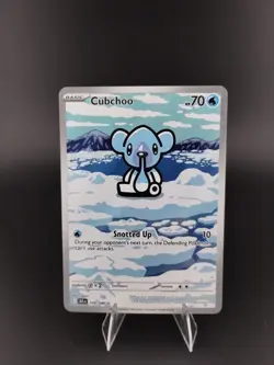 Pokemon TCG Cubchoo Illustration Rare Black Bolt 109/086 English Edition - Image 1