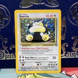 Pokemon 1999 Snorlax Holo Jungle 11/64 LP - Image 1
