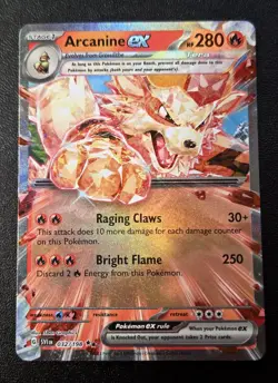 Pokemon TCG - Arcanine ex Double Rare SV01: Scarlet & Violet Base Set 032/198 NM - Image 1