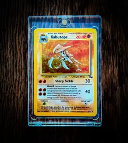Pokemon TCG Kabutops 9/62 Holo Rare Fossil WOTC Vintage 1999 LP - Image 2
