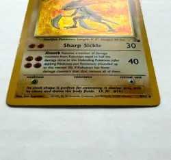 Pokemon TCG Kabutops 9/62 Holo Rare Fossil WOTC Vintage 1999 LP - Image 4