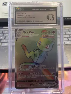 Pokemon Mew VMAX Fusion Strike 268/264 Holo Secret Rare - Image 1