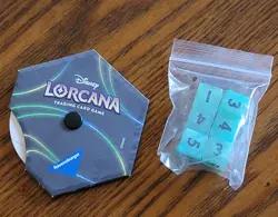 Disney Lorcana Whispers in the Well Set 10 Lore Counter & Dice Set - Image 2