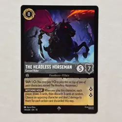 The Headless Horseman 174/204 Disney Lorcana Whispers in the Well Super Rare NM - Image 1