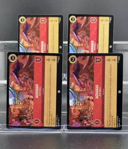 Disney Lorcana Agrabah - Marketplace 136/204 Fabled Common 4 Cards Set - Image 1