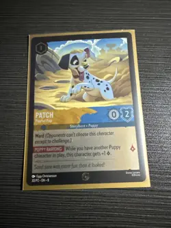 ✨30/P2 Disney Lorcana - Promo - Patch - Playful Pup - Holo/ Foil NM - Image 1
