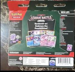 Pokemon League Battle Deck Gardevoir ex Sealed 60 Card Deck Foil Dice Box - Image 2