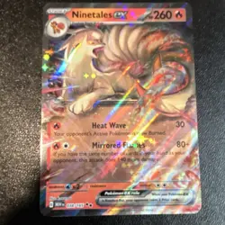 Pokemon Ninetales EX 260 HP Fire Holo 038/165 Scarlet & Violet 151 Card - Image 1