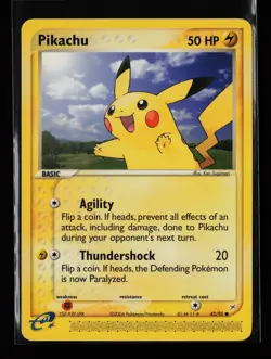 Pikachu 43/95 Common Team Magma vs Team Aqua Pokemon Card - Image 1