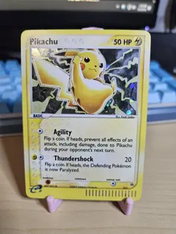 Pikachu TCG Black Star Promo 012 E-Reader Holo Card 2003 - Image 1