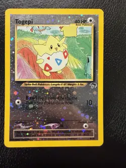Pokemon Togepi Reverse Holo Card #4/18 Southern Islands MP - Image 1
