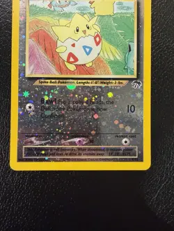 Pokemon Togepi Reverse Holo Card #4/18 Southern Islands MP - Image 3