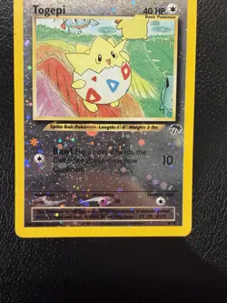 Pokemon Togepi Reverse Holo Card #4/18 Southern Islands MP - Image 4
