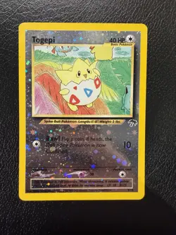 Pokemon Togepi Reverse Holo Card #4/18 Southern Islands MP - Image 5